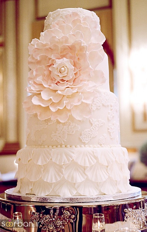 کیک عروسی سفید21