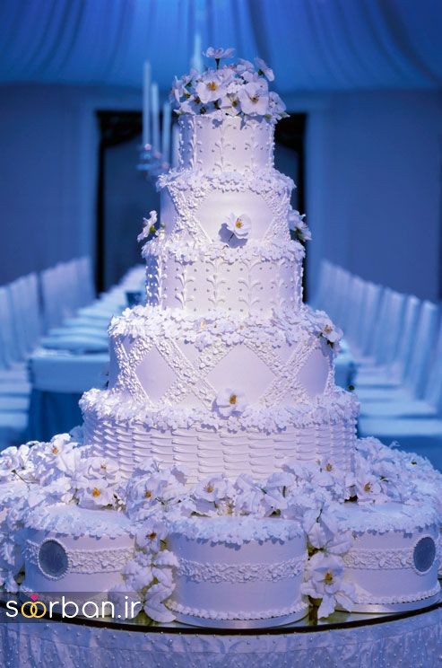 باشکوه ترین و لوکس ترین کیک های عروسی 6