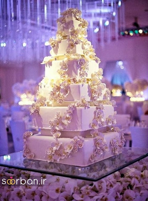 باشکوه ترین و لوکس ترین کیک های عروسی 11