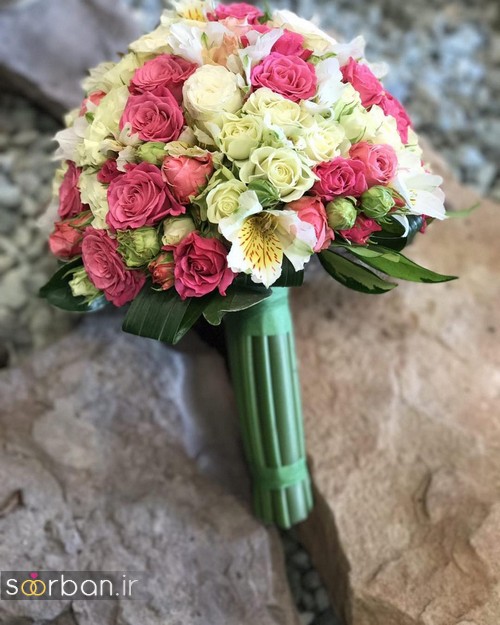 دسته گل عروس جدید 98 و 2019 با تزیینات جذاب و خاص