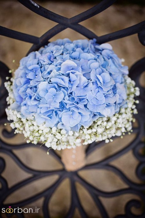دسته گل عروس آبی 4
