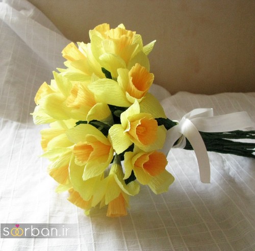 20 دسته گل عروس نرگس زیبا