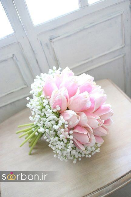 زیباترین دسته گل های عروس گل لاله که شما عاشقشان می شوید!