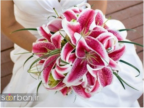 دسته گل عروس لیلیم جدید و زیبا