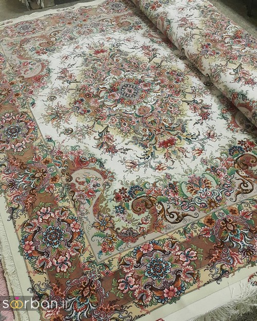انواع طرح های فرش تبریز شیک و بسیار زیبا