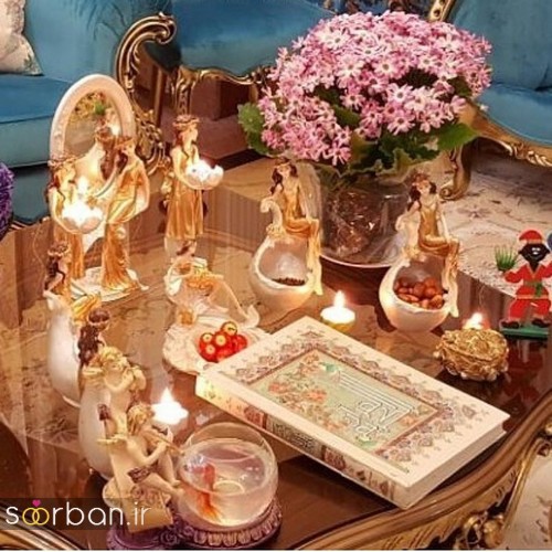 مدل های هفت سین عروس شیک 1404 با تزیینات جدید