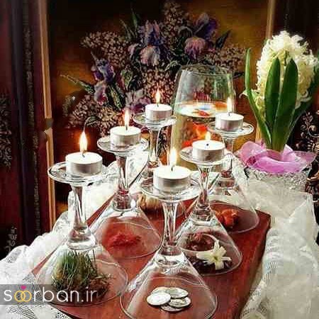 مدل های هفت سین عروس شیک 1404 با تزیینات جدید
