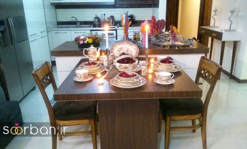 چیدمان و تزیین آشپزخانه جهیزیه عروس-27