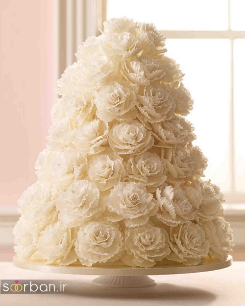 کیک عروسی رمانتیک و زیبا 2017