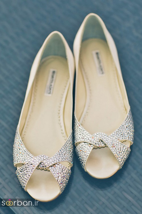کفش عروس راحت و تخت -25