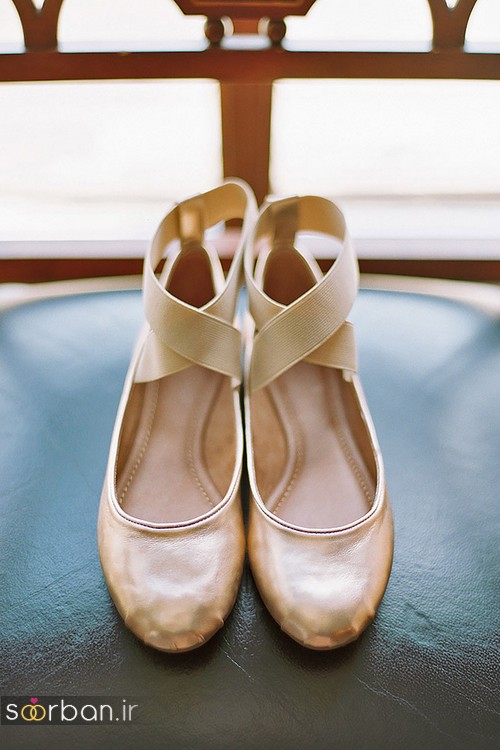 30 کفش عروس تخت و راحت 2017
