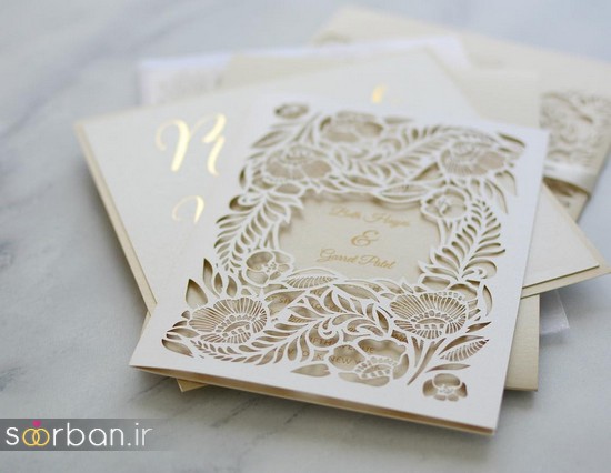 کارت عروسی خاص و متفاوت 2019 | انواع مدل های کارت عروسی لوکس