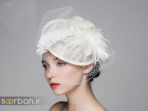 مدل کلاه عروس توری و کلاسیک جدید-6