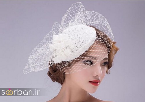 مدل کلاه عروس توری و کلاسیک جدید-10