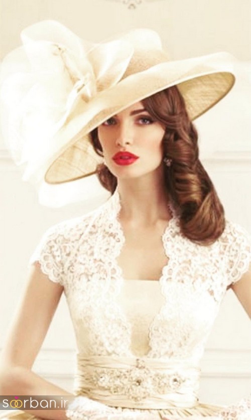 مدل کلاه عروس توری و کلاسیک جدید-16