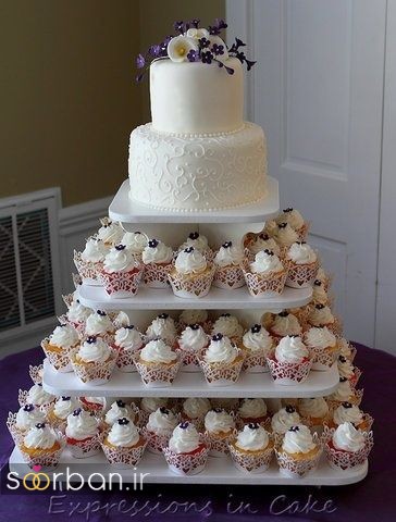 کاپ کیک عروسی 2017 