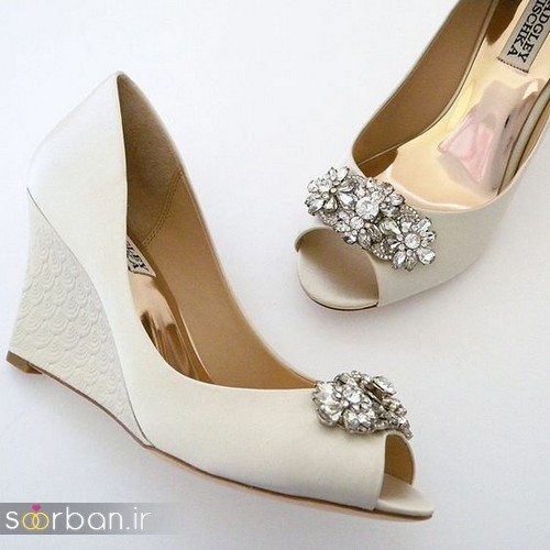 30 مدل کفش عروس لژدار جذاب جدید