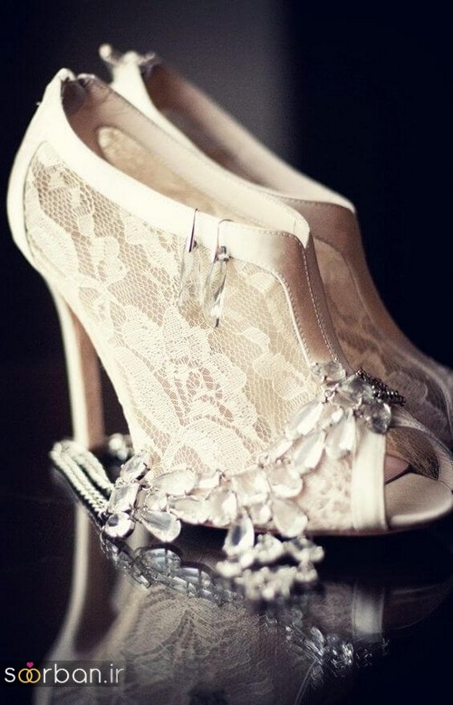 23 کفش عروسی شیک و رمانتیک