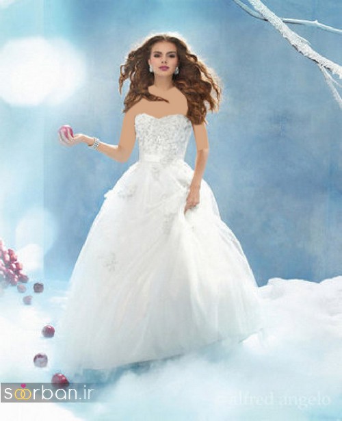 لباس عروس پرنسسی دیزنی25