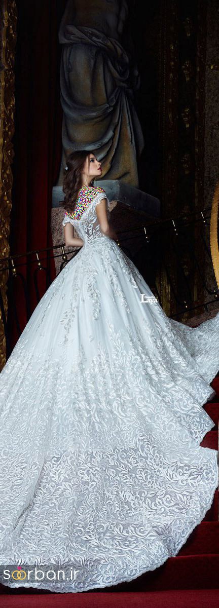 لباس عروس پفی زیبا 20