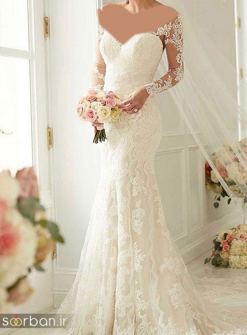 لباس عروس گیپور زیبا و شیک6