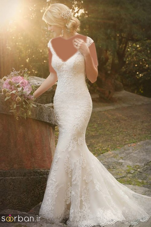 لباس عروس گیپور زیبا و شیک12