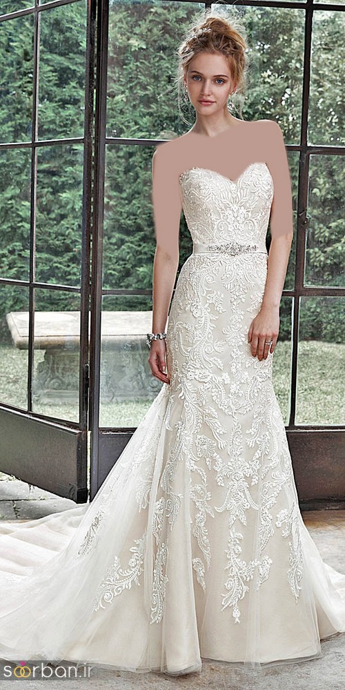لباس عروس گیپور زیبا و شیک21
