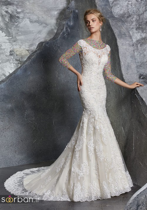 لباس عروس دانتل18