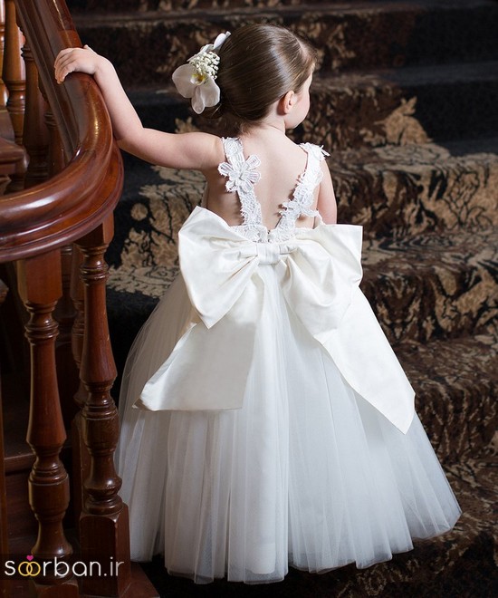 جدیدترین لباس عروس بچه گانه پرنسسی زیبا -5