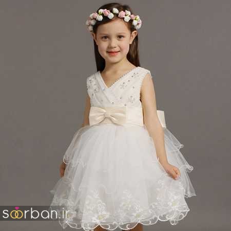 جدیدترین لباس عروس بچه گانه پرنسسی زیبا -9