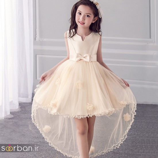 جدیدترین لباس عروس بچه گانه پرنسسی زیبا -11