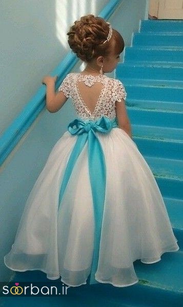 جدیدترین لباس عروس بچه گانه پرنسسی زیبا -16
