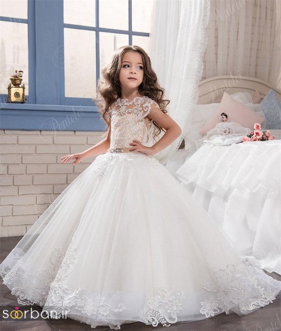 جدیدترین لباس عروس بچه گانه پرنسسی زیبا -20