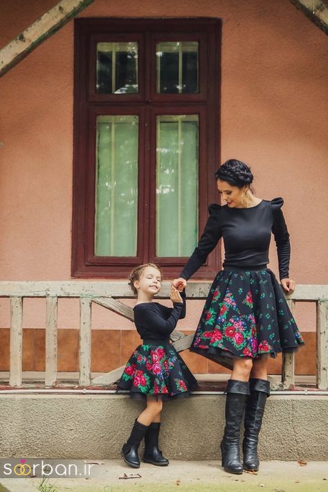 50 ست لباس مادر و دختر مجلسی فوق العاده زیبا جدید برای تولد، عروسی و آتلیه