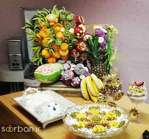 گالری تزیینات شب یلدا عروس جدید | جدیدترین تزیینات شب یلدا عروس 1403 از ساده تا لاکچری به شدت کاربردی