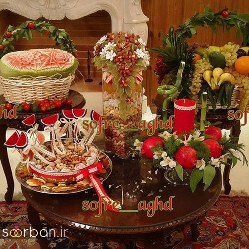 گالری تزیینات شب یلدا عروس جدید