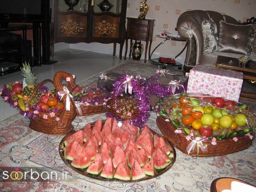 گالری تزیینات شب یلدا عروس جدید | جدیدترین تزیینات شب یلدا عروس 1403 از ساده تا لاکچری به شدت کاربردی