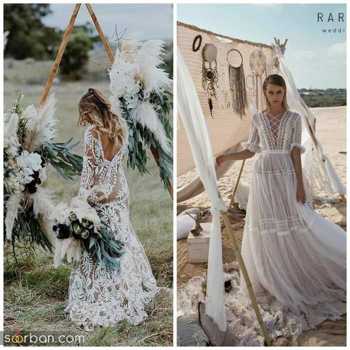 مدل لباس فرمالیته 2022 | مدل لباس فرمالیته عروس رنگی