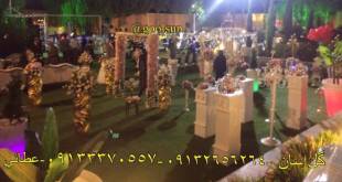 گل آرایی باغ گل سان اصفهان