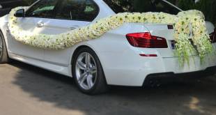 گل آرایی ماشین عروس گل خوشه اصفهان