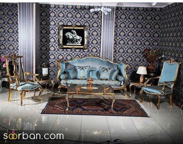 مبل کلاسیک شیک و مجلسی ویژه عروس
