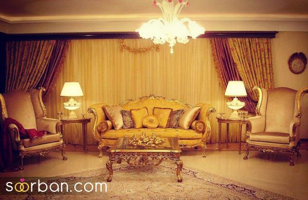مبل کلاسیک شیک و مجلسی ویژه عروس