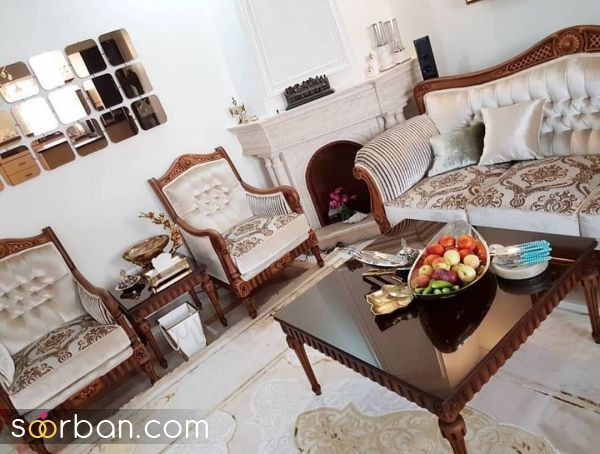 مبل کلاسیک شیک و مجلسی ویژه عروس