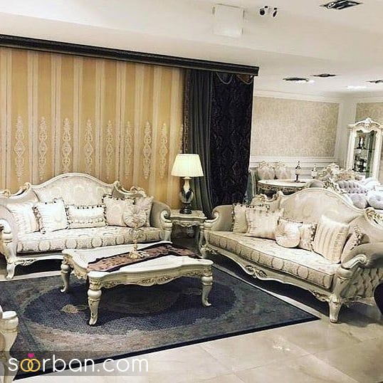 مبل کلاسیک شیک و مجلسی ویژه عروس