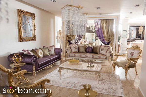 مبل کلاسیک شیک و مجلسی ویژه عروس