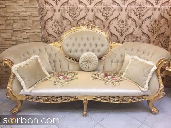 مبل کلاسیک شیک و مجلسی ویژه عروس