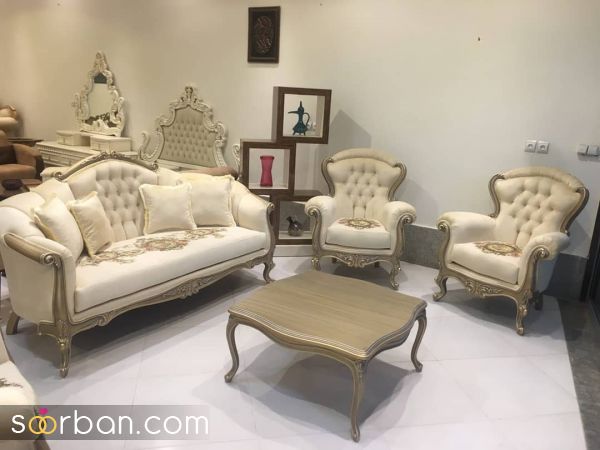 مبل کلاسیک شیک و مجلسی ویژه عروس