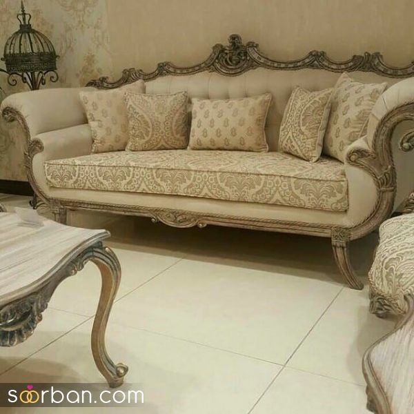 مبل کلاسیک شیک و مجلسی ویژه عروس