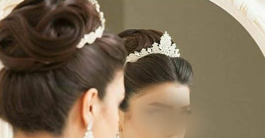 60 مدل شینیون عروس جدید 2019 برای اینکه شب عروسی بدرخشید