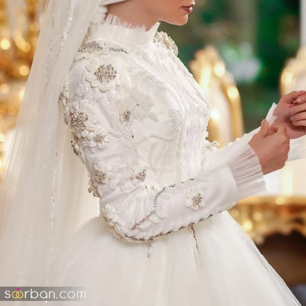 لباس عروس محجبه جبزیبا